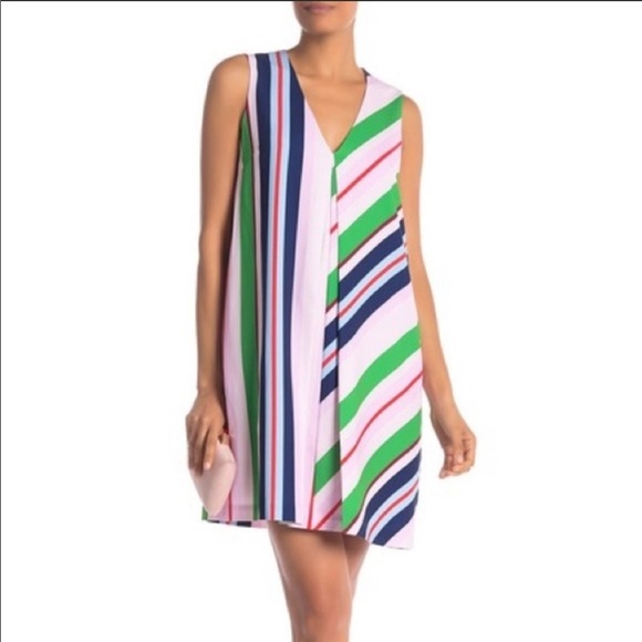 Ted Baker London Bay Of Honor Striped Tunic Dress Size 2 - Picture 1 of 9